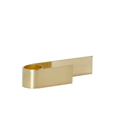 Bougeoir design en laiton